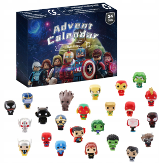 Adventný kalendár 24 dní Marvel Mini Hero