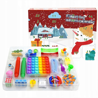 Adventný kalendár pre deti fidget to ,, pop it