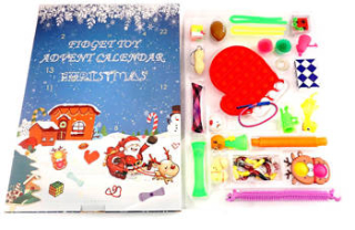 ADVENTNÝ KALENDÁR FIDGET HRAČKA ANTISTRESOVÝ POP IT
