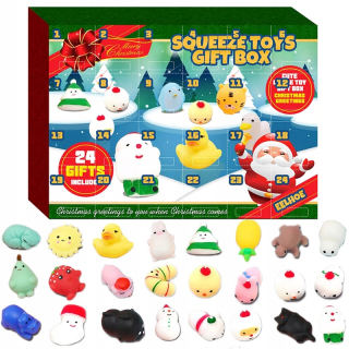 Advent Calendar Gniotek Mochi Squishy Toy
