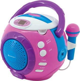 KARAOKE CD PREHRÁVAČ MICROPHONE ANTYSHOCK