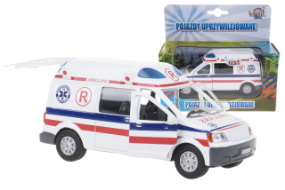 Ambulancia sanitka kovové zvukové svetlo