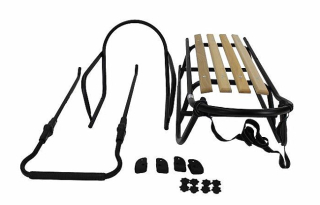 Sánky - Karex sánky LARGE POĽSKÝ MOŽNÁ BLACK 001