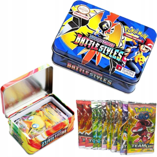 POKEMON KARTY 42 ART METAL BOX SET CARD