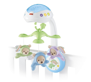 Kolotoč s medvedíkmi + Fisher-Price CDN41 projektor