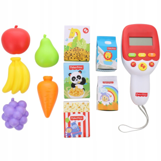 FIŠKÁLNY CASH FOR KIDS Fisher Price SCANNER SHOPU
