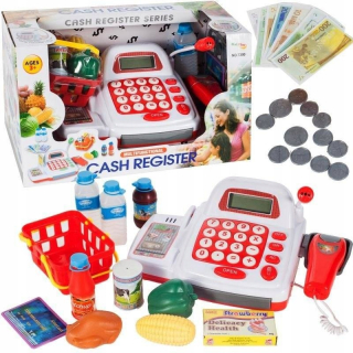 CASH SHOP S LCD kalkulačka KOŠÍK VYBAVENIE