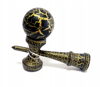 Kendama japonský arkádová hra Black - Gold