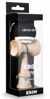 Kendama KROM POP BLACK + STRING + SAMOLEPKY