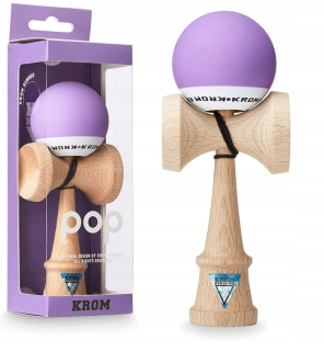 Kendama Okrem Pop Game Japanese Wood Fialové