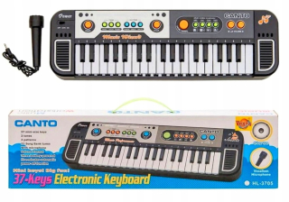 Klávesnica BIG pre deti klavírne organ + mikrofón
