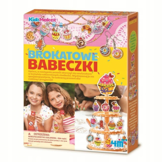 Kidzmaker brokátová cupcakes urobiť sami upiecť Bi