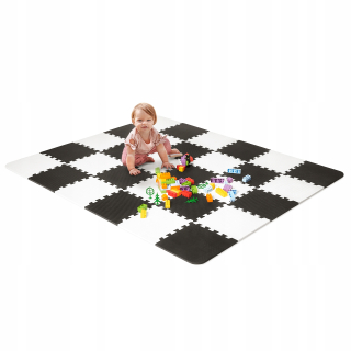 Kinderkraft Luno Foam Mat Puzzle Black