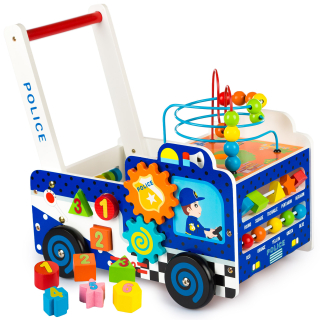Kinderplay Drevená Pogach Rider Police Sorter