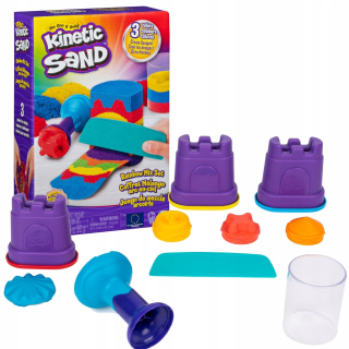 Kinetic Sand Kinetic Dúha Piesok + príslušenstvo