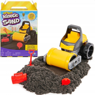 KINETIC SAND Road Roller + piesok kinetická 227g