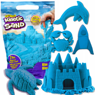 Kinetické piesok Živé farby modrý piesok 930 g