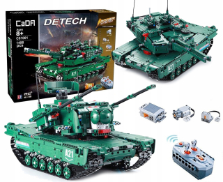 Stavebnica - CADA TECHNIC TANK TANK REMOTE 1498 E