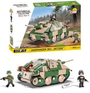 Stavebnica - DOŠTIČKY COBI 2558 CANNON Jagdpanzer 38 (t) Hetzer