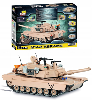 Stavebnica - COBI 2619 AMERICKÝ TANK ABRAMS M1A2 810