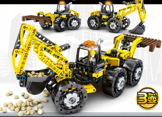 Stavebnica - Bloky pre DETI Sembo Technic prvky 357 5668