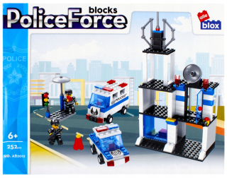 Stavebnica - Bloky Police Station Alleblox 252 Elements
