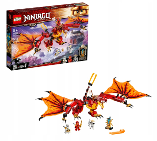 Stavebnica - Vankúšiky Lego Fire Dragon útok 563pcs.