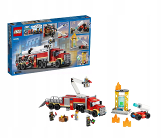 Stavebnica - 380pcs vankúšiky Lego City Hasičské auto.