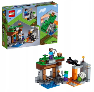 Stavebnica - Lego Minecraft bloky opusteného bane 248pcs.
