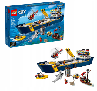 Stavebnica - Lego City člna 745szt oceánu vedci.