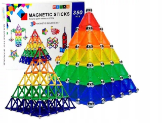 Stavebnica - Magnetické bloky 350 El Magnetic World Pyramid