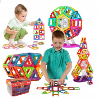 Stavebnica - Magnetická stavebné bloky 3D Set 72el
