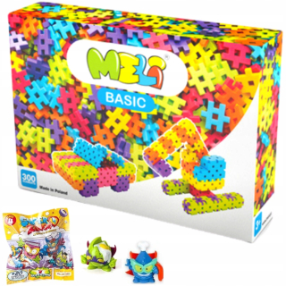 Stavebnica - Bloky Meli Basic 300 El Darček pre predškolák