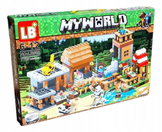 Minecraft  - Minecraft Blocks Veľká obec 778 ks Golem Stive