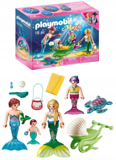 Stavebnica - BLOCKS PLAYMOBIL 70100 FAMILY morská panna s mušlí
