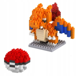 Pokemon Charizard Blocks + Original Obrázok