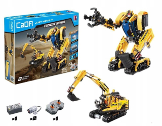 Tehly R / C Robot 2W1 bager CADA Technic Set