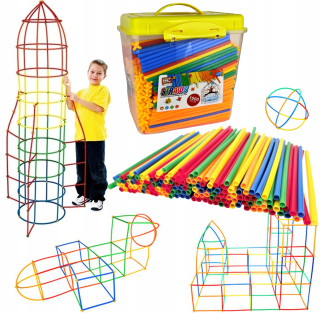 Stavebnica - Podložky Straw Straws Sticks Set 1000 E