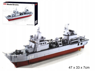 Stavebnica - PADS ARMY Sluban člna loď DESTROYER 457 El
