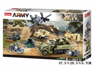Stavebnica - Sluban Pads Army Wii Army Battlefield 552 EL