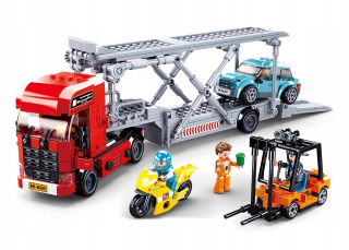 Stavebnica - Sluban bloky Truck Lawet City City Mesto