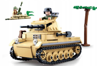 Stavebnica - Sluban tehly PzKpfw nádrž II armáda 356el.