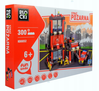Stavebnica - Podložky pod Hasičský záchranný zbor Remi Fire Truck 300el