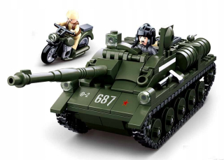 Stavebnica - PADS Army WWII Tank Destroyer SU-85 338 El.