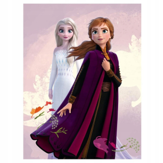 Prikrývka, prehozy na posteľ - Prikrývka 100x140 ľadová pôda Anna Elsa Pink