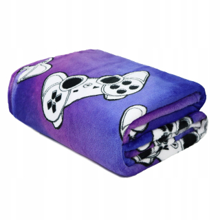 Prikrývka, prehozy na posteľ - Fleece prikrývka psa hliadka 110x140 cm