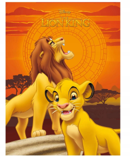 Prikrývka, prehozy na posteľ - Prikrývka BlashLife pre detských 140x200 Lion King