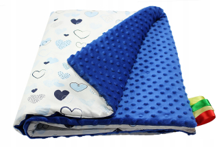 Prikrývka, prehozy na posteľ - Detská prikrývka 80x100 Minky Cotton Baby