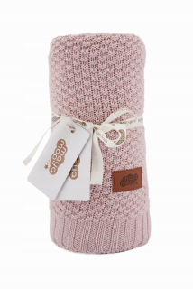 Prikrývka, prehozy na posteľ - Bambusová detská prikrývka Mayamoo 80x100 Pink