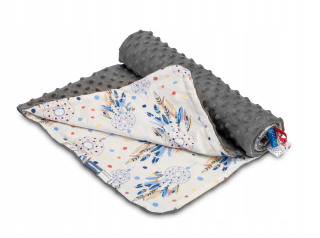 Prikrývka, prehozy na posteľ - Minky Baby Baby Sensillo 75x100 Catchers